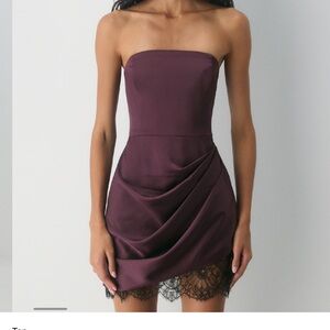 Aritzia Showtime Satin Dress